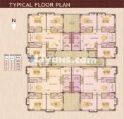 Floor Plan of Capricorn Royale